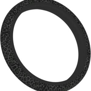 Leopard Steering Wheel Covers Non Slip Neoprene Steering Wheel Protector Cover Universal 15 Inch for Men Women (Black Green Grey)