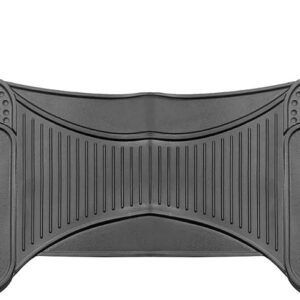 Car Floor Mats - Heavy-Duty Rubber Floor Mats for Cars, Universal Fit Rear Set, Trimmable Automotive Floor Mats,  Floor Mats For Most Sedan, SUV, Truck Floor Mats Gray